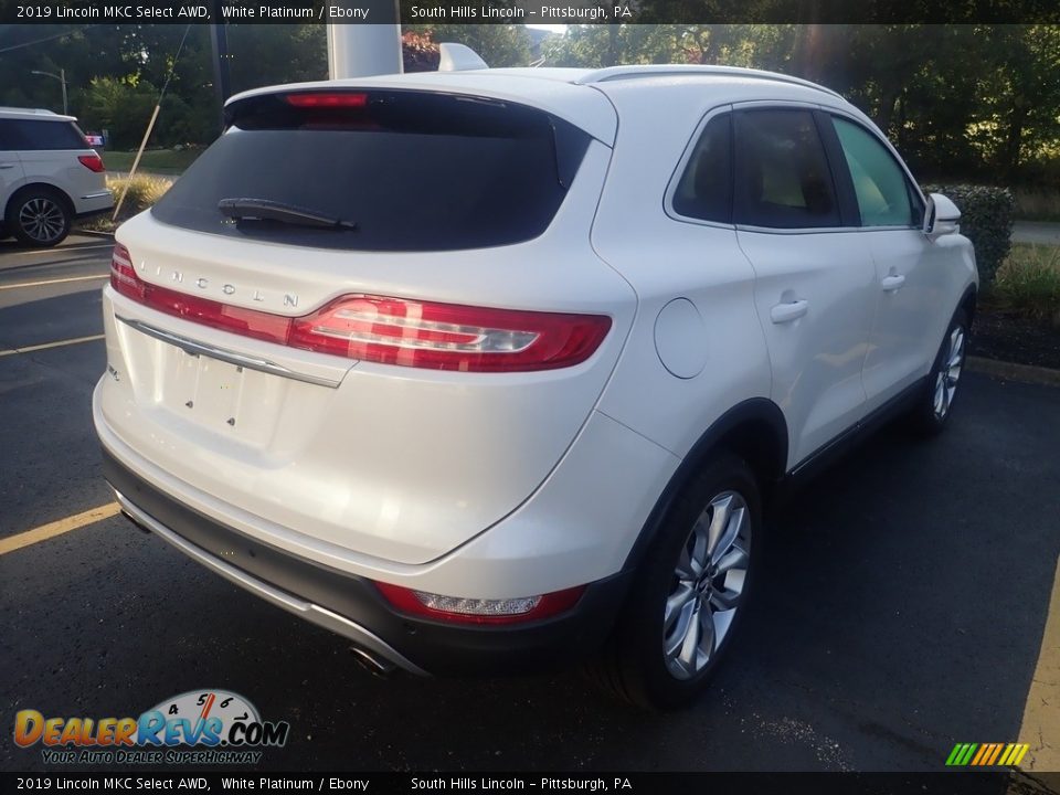 2019 Lincoln MKC Select AWD White Platinum / Ebony Photo #4