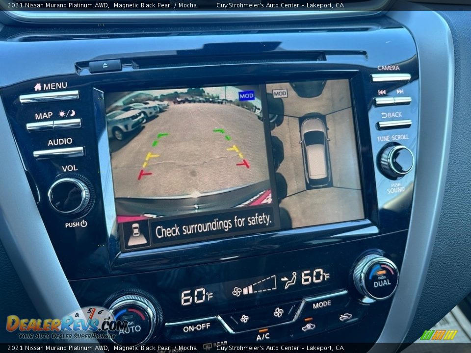 Controls of 2021 Nissan Murano Platinum AWD Photo #10