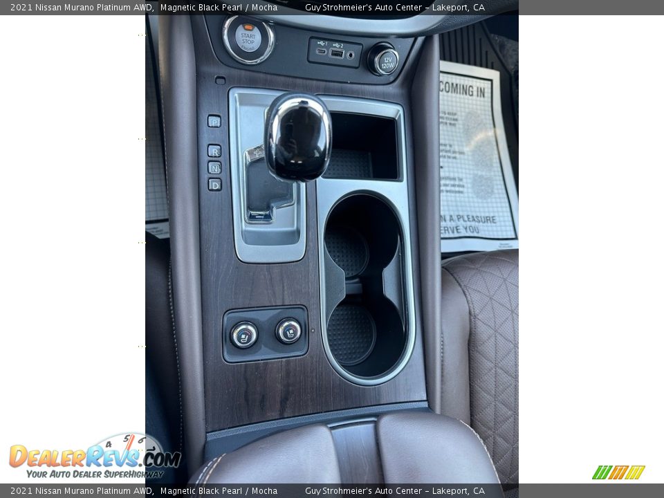 2021 Nissan Murano Platinum AWD Shifter Photo #11