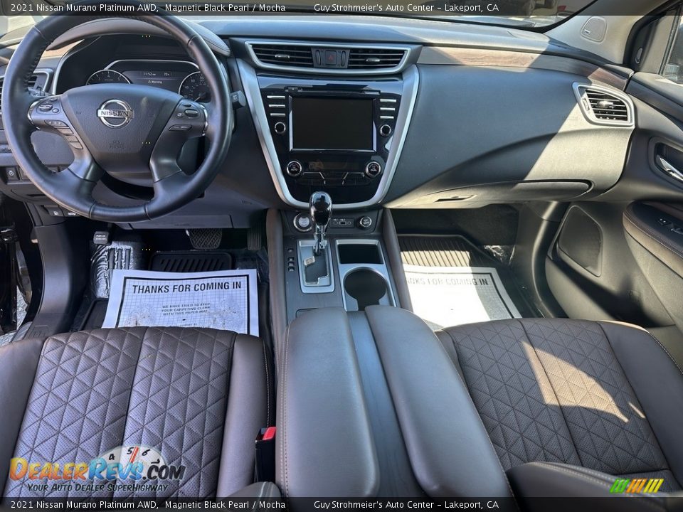 Mocha Interior - 2021 Nissan Murano Platinum AWD Photo #14