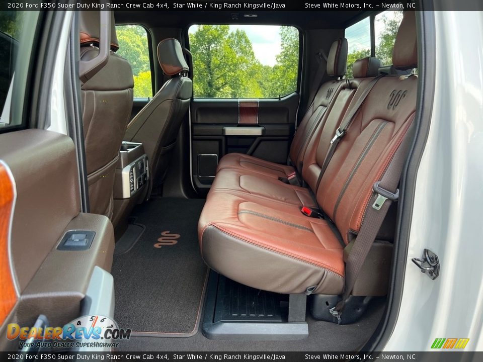 Rear Seat of 2020 Ford F350 Super Duty King Ranch Crew Cab 4x4 Photo #18