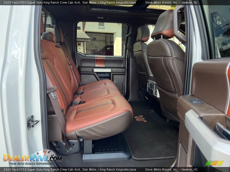 Rear Seat of 2020 Ford F350 Super Duty King Ranch Crew Cab 4x4 Photo #20