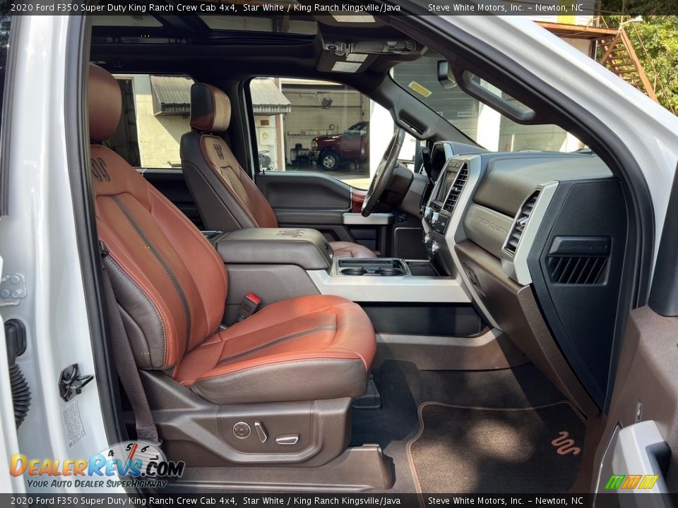 Front Seat of 2020 Ford F350 Super Duty King Ranch Crew Cab 4x4 Photo #21