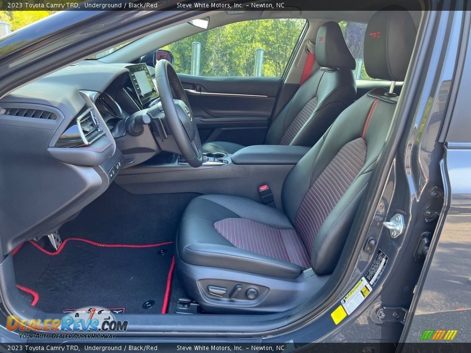 Black/Red Interior - 2023 Toyota Camry TRD Photo #13