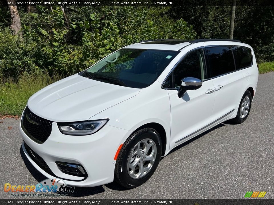 2023 Chrysler Pacifica Limited Bright White / Black/Alloy Photo #2
