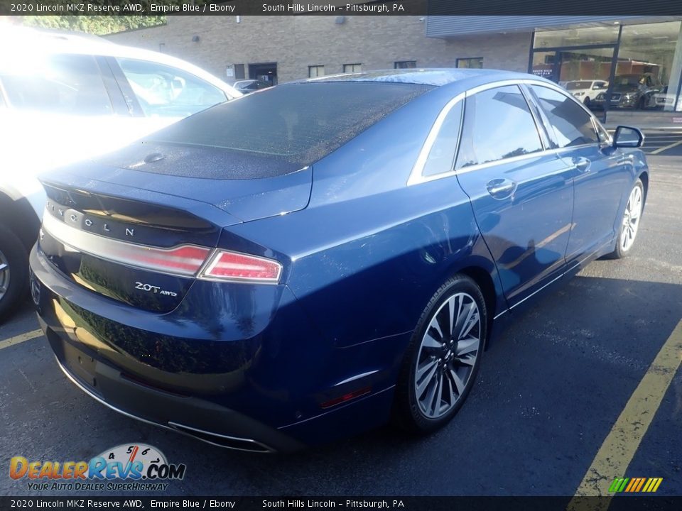 2020 Lincoln MKZ Reserve AWD Empire Blue / Ebony Photo #2