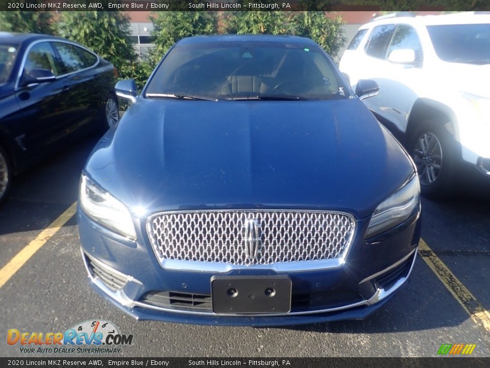 2020 Lincoln MKZ Reserve AWD Empire Blue / Ebony Photo #4