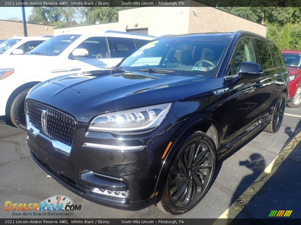 2021 Lincoln Aviator Reserve AWD Infinite Black / Ebony Photo #1