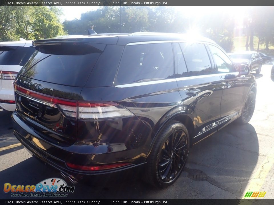 2021 Lincoln Aviator Reserve AWD Infinite Black / Ebony Photo #3