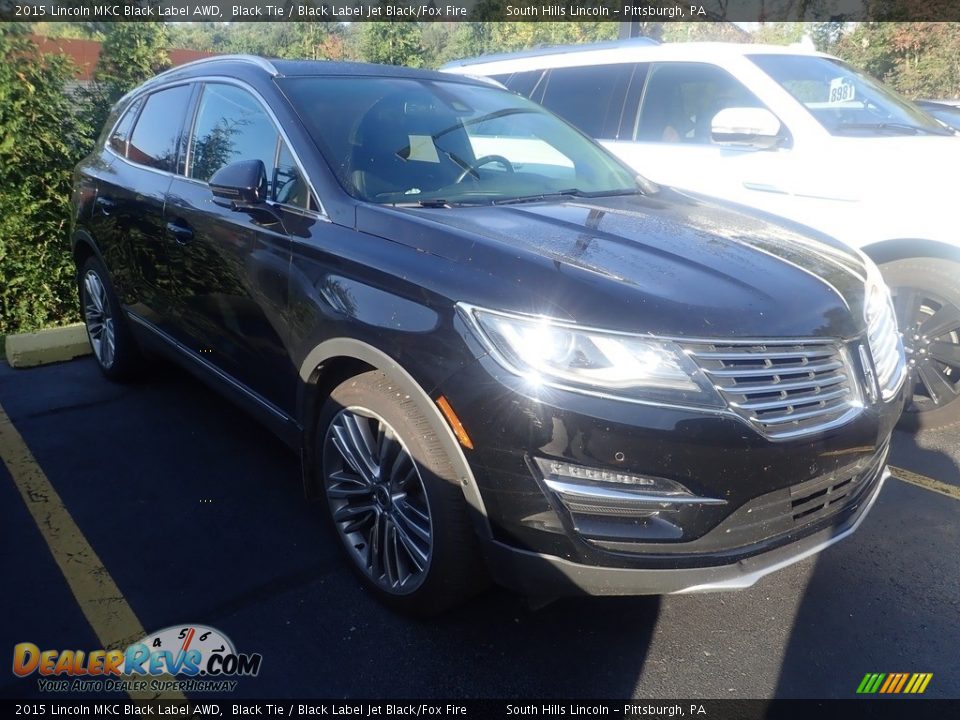 2015 Lincoln MKC Black Label AWD Black Tie / Black Label Jet Black/Fox Fire Photo #4