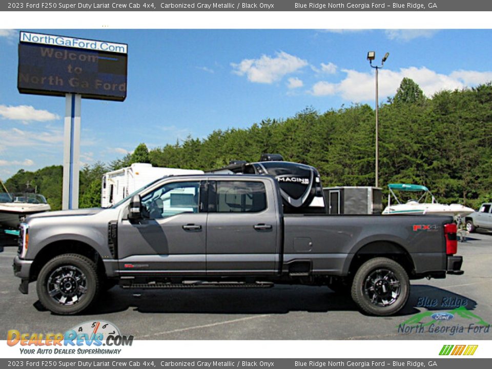 Carbonized Gray Metallic 2023 Ford F250 Super Duty Lariat Crew Cab 4x4 Photo #2