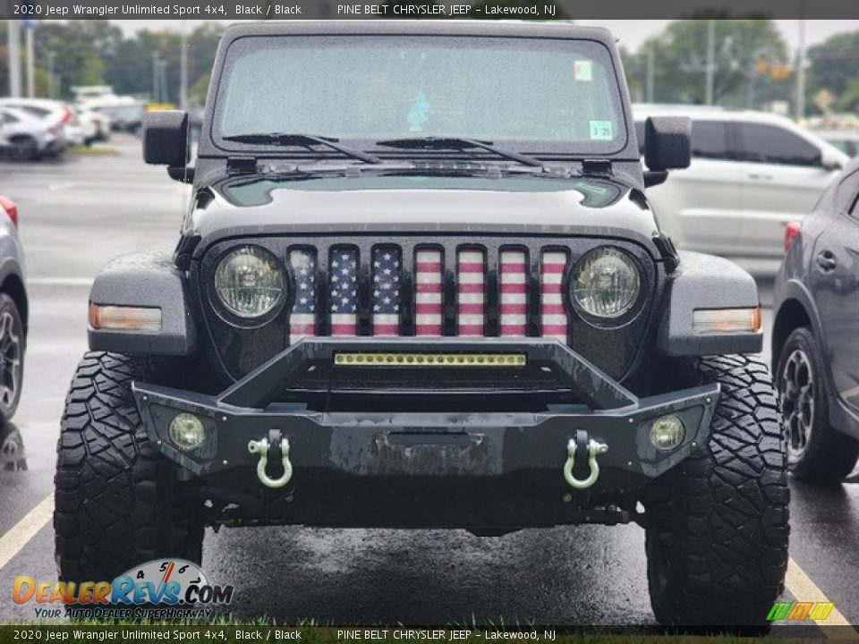 2020 Jeep Wrangler Unlimited Sport 4x4 Black / Black Photo #2