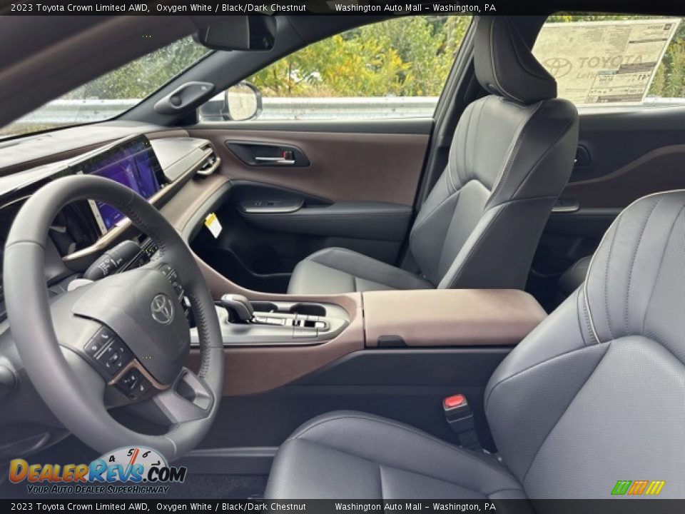 Black/Dark Chestnut Interior - 2023 Toyota Crown Limited AWD Photo #4