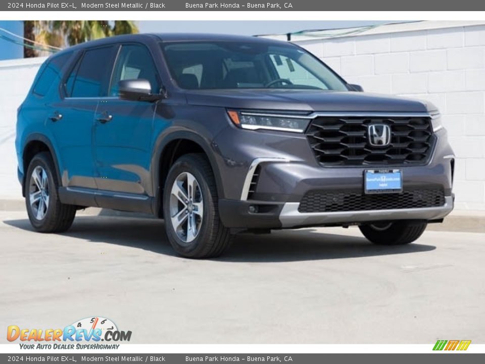 Front 3/4 View of 2024 Honda Pilot EX-L Photo #1