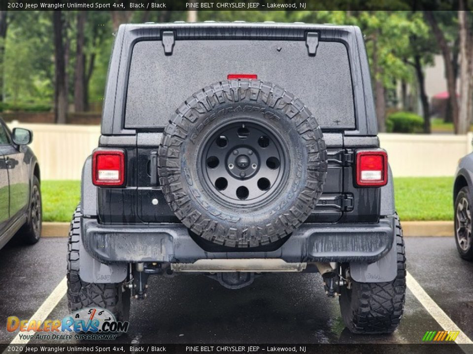 2020 Jeep Wrangler Unlimited Sport 4x4 Black / Black Photo #4