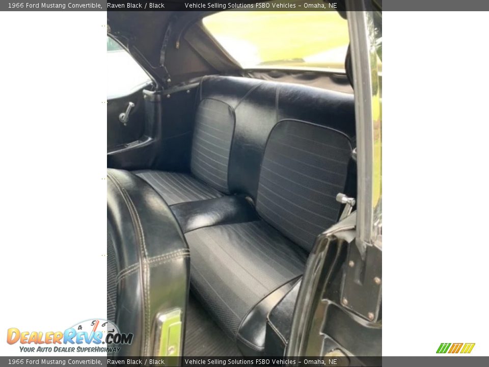 Rear Seat of 1966 Ford Mustang Convertible Photo #5