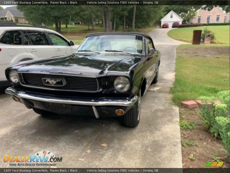 Raven Black 1966 Ford Mustang Convertible Photo #7