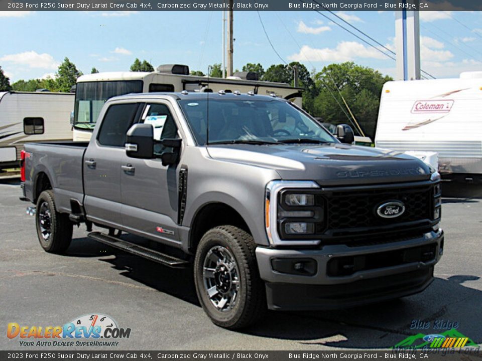 Carbonized Gray Metallic 2023 Ford F250 Super Duty Lariat Crew Cab 4x4 Photo #7