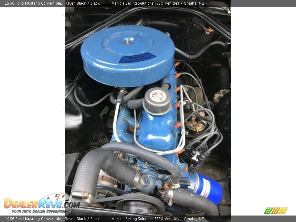 1966 Ford Mustang Convertible 200 ci. Inline 6 cylinder Engine Photo #8