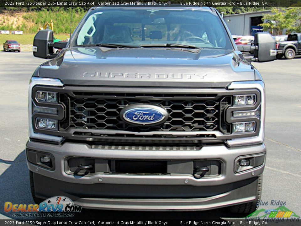 Carbonized Gray Metallic 2023 Ford F250 Super Duty Lariat Crew Cab 4x4 Photo #8