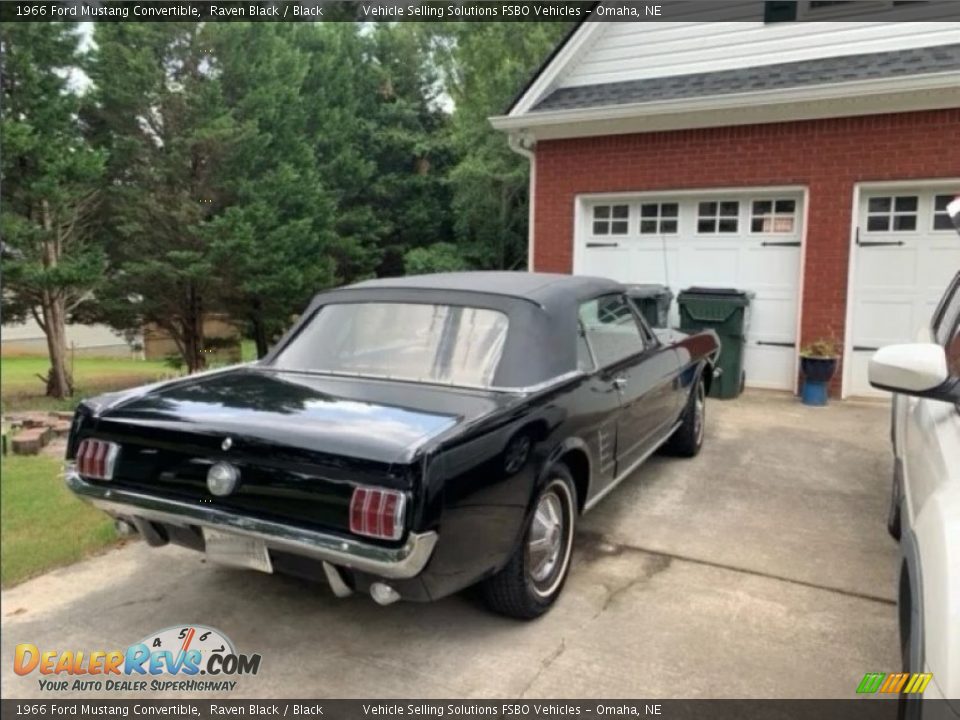 Raven Black 1966 Ford Mustang Convertible Photo #11