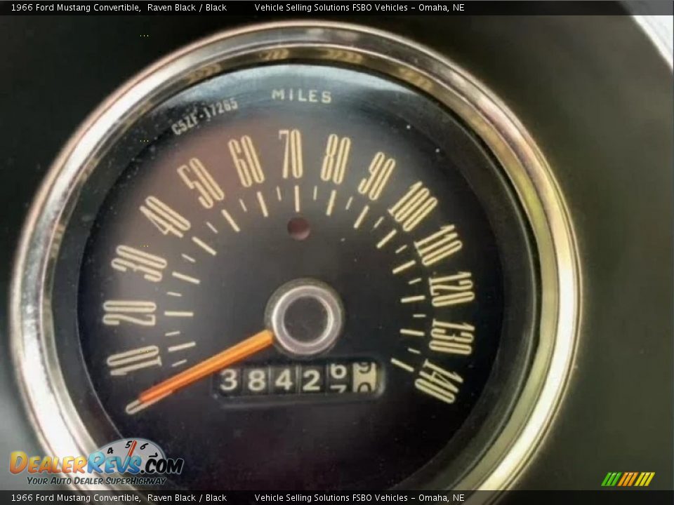 1966 Ford Mustang Convertible Gauges Photo #12