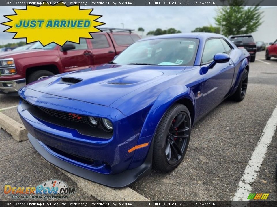 2022 Dodge Challenger R/T Scat Pack Widebody Frostbite / Ruby Red/Black Photo #1