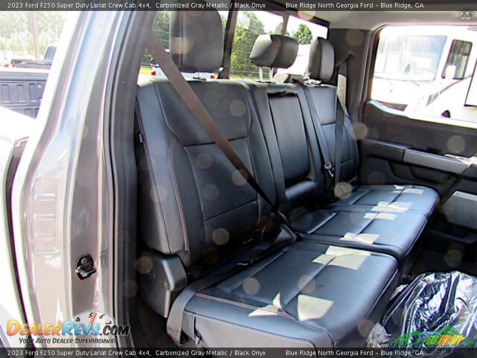 Rear Seat of 2023 Ford F250 Super Duty Lariat Crew Cab 4x4 Photo #13