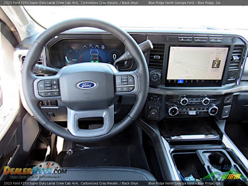 Dashboard of 2023 Ford F250 Super Duty Lariat Crew Cab 4x4 Photo #15