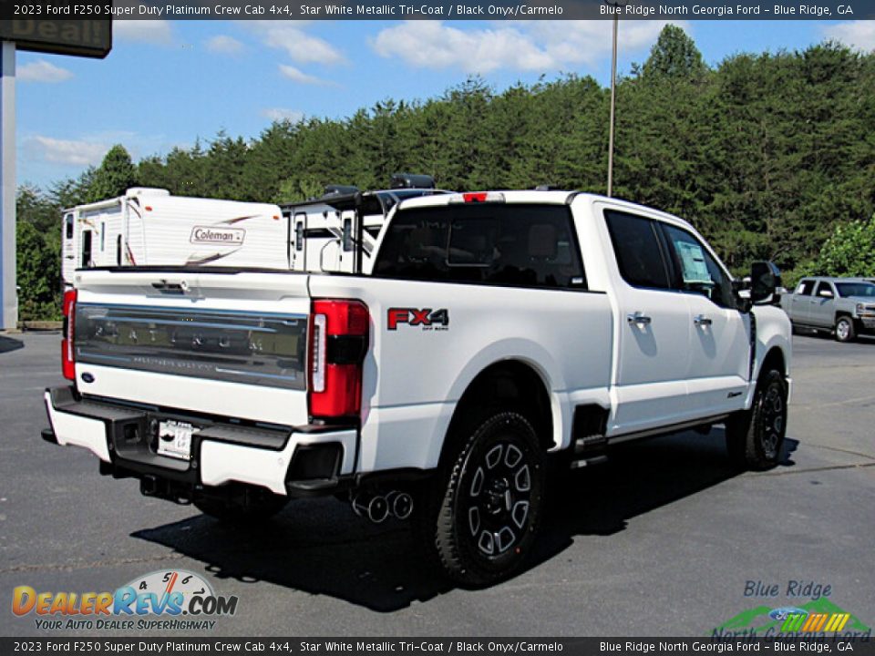 Star White Metallic Tri-Coat 2023 Ford F250 Super Duty Platinum Crew Cab 4x4 Photo #5