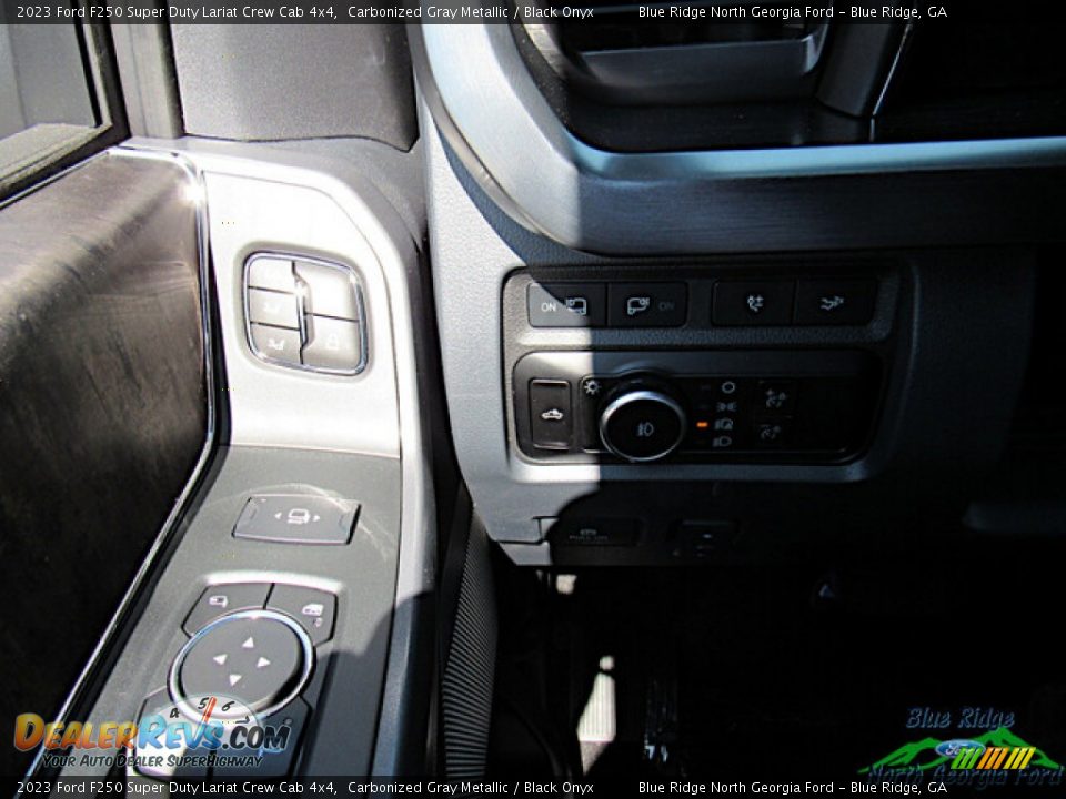 2023 Ford F250 Super Duty Lariat Crew Cab 4x4 Carbonized Gray Metallic / Black Onyx Photo #23