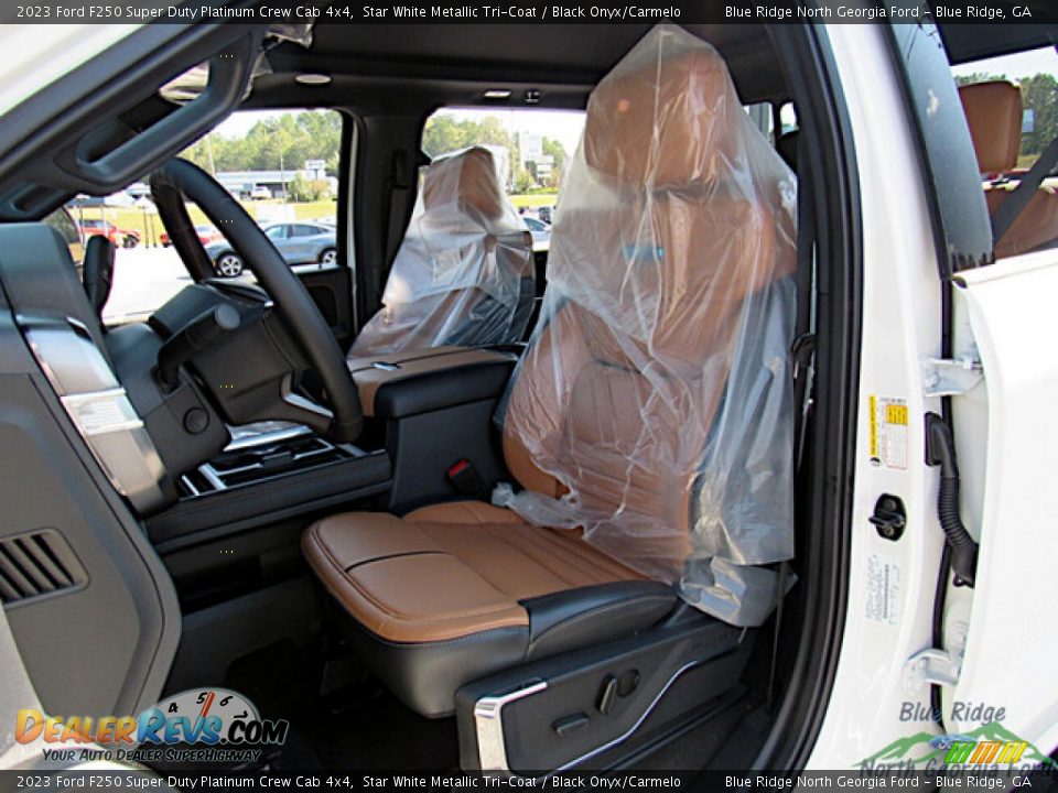 Front Seat of 2023 Ford F250 Super Duty Platinum Crew Cab 4x4 Photo #11