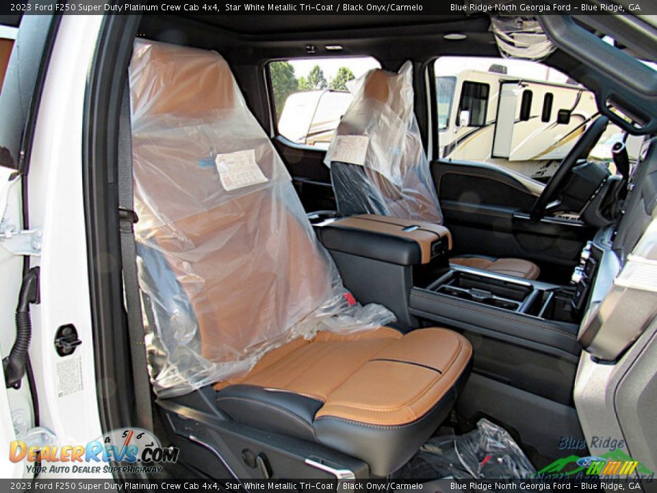 Black Onyx/Carmelo Interior - 2023 Ford F250 Super Duty Platinum Crew Cab 4x4 Photo #12