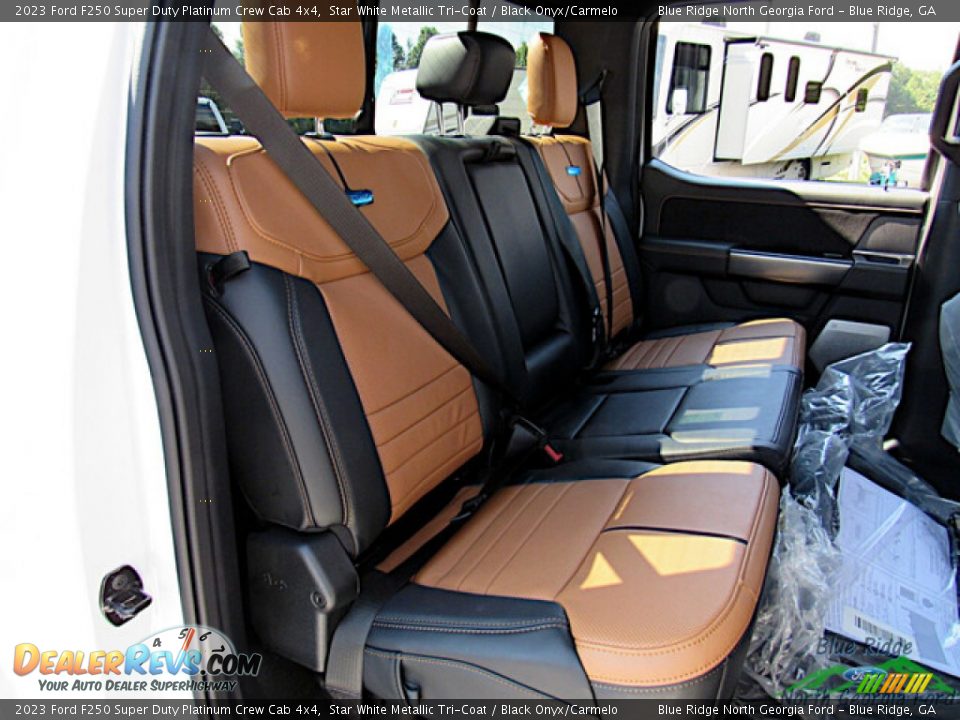 Rear Seat of 2023 Ford F250 Super Duty Platinum Crew Cab 4x4 Photo #13