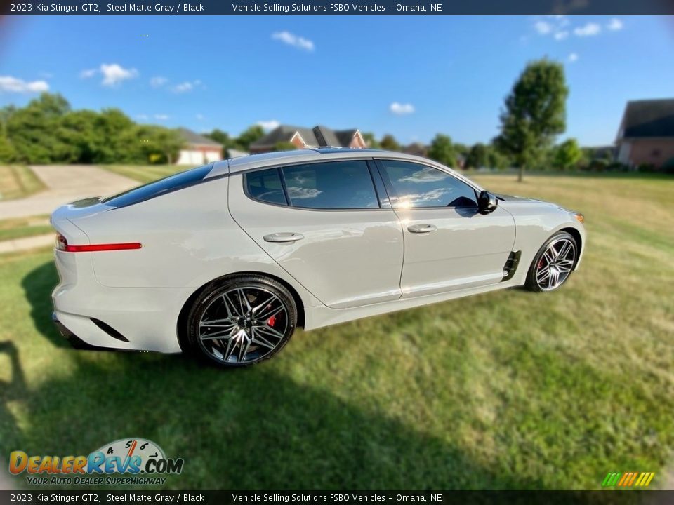 2023 Kia Stinger GT2 Steel Matte Gray / Black Photo #20