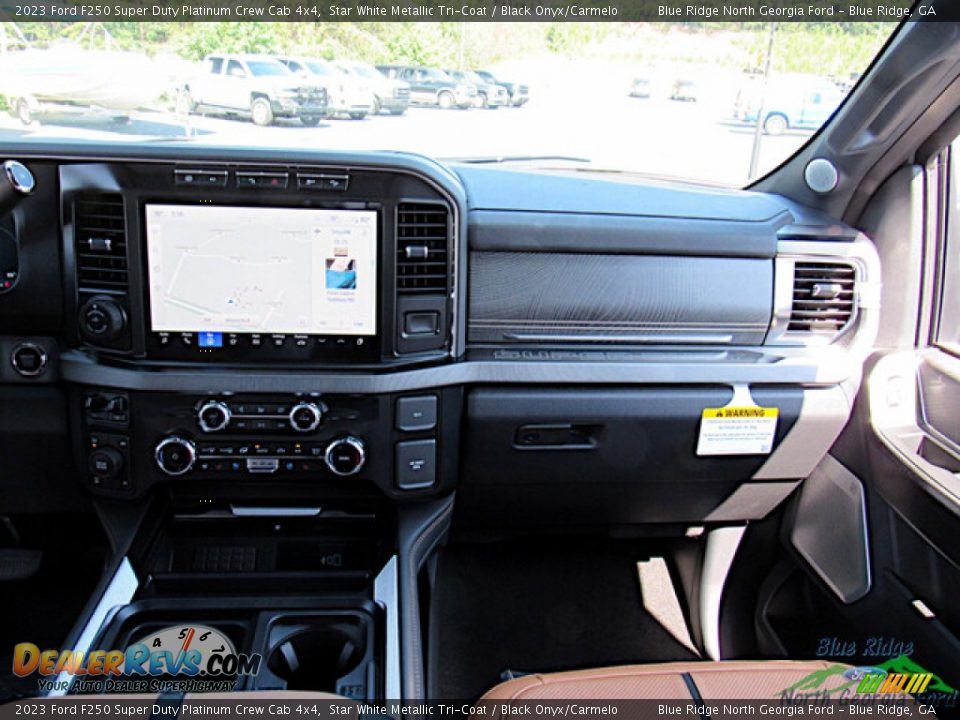 Dashboard of 2023 Ford F250 Super Duty Platinum Crew Cab 4x4 Photo #16