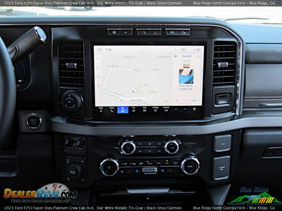 Controls of 2023 Ford F250 Super Duty Platinum Crew Cab 4x4 Photo #17