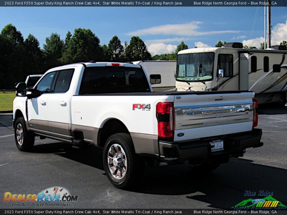 Star White Metallic Tri-Coat 2023 Ford F350 Super Duty King Ranch Crew Cab 4x4 Photo #3