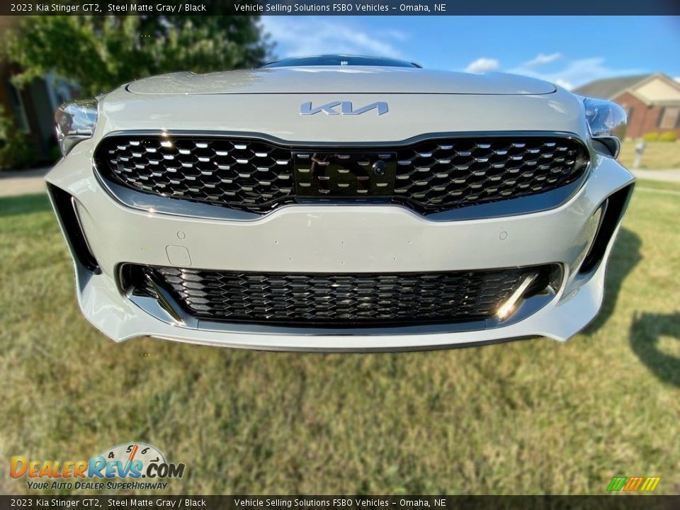 2023 Kia Stinger GT2 Steel Matte Gray / Black Photo #22