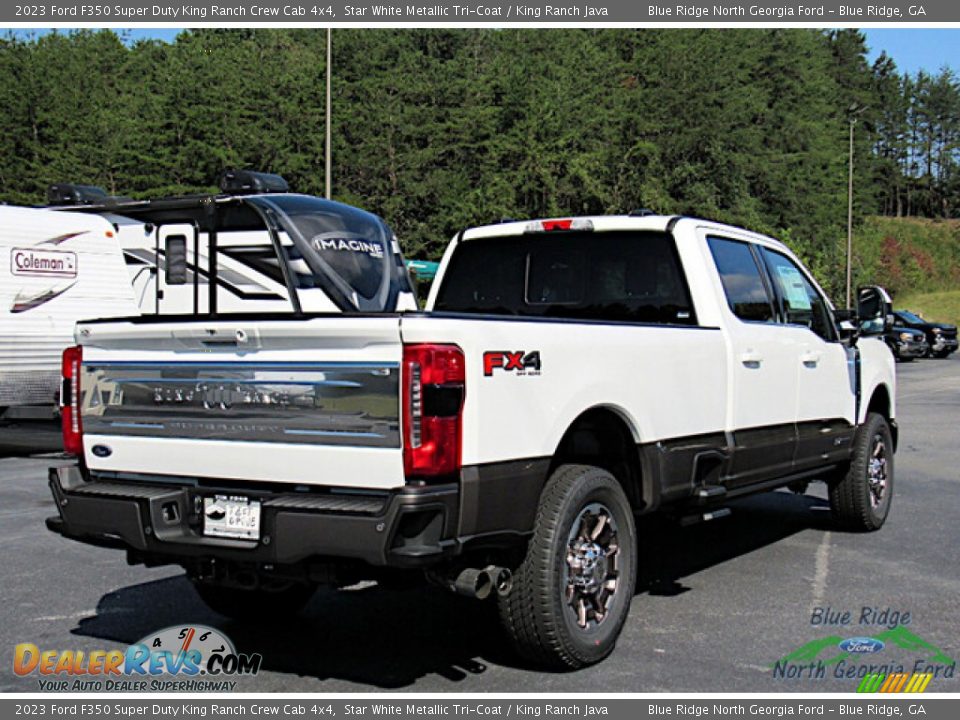 Star White Metallic Tri-Coat 2023 Ford F350 Super Duty King Ranch Crew Cab 4x4 Photo #6