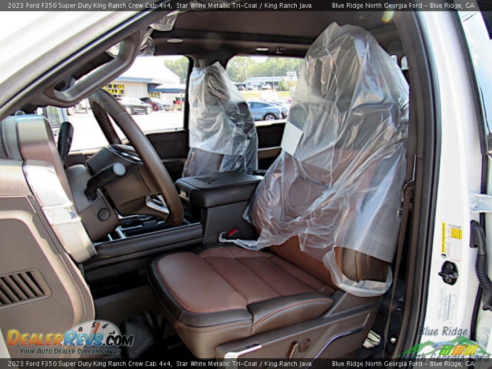 Front Seat of 2023 Ford F350 Super Duty King Ranch Crew Cab 4x4 Photo #11