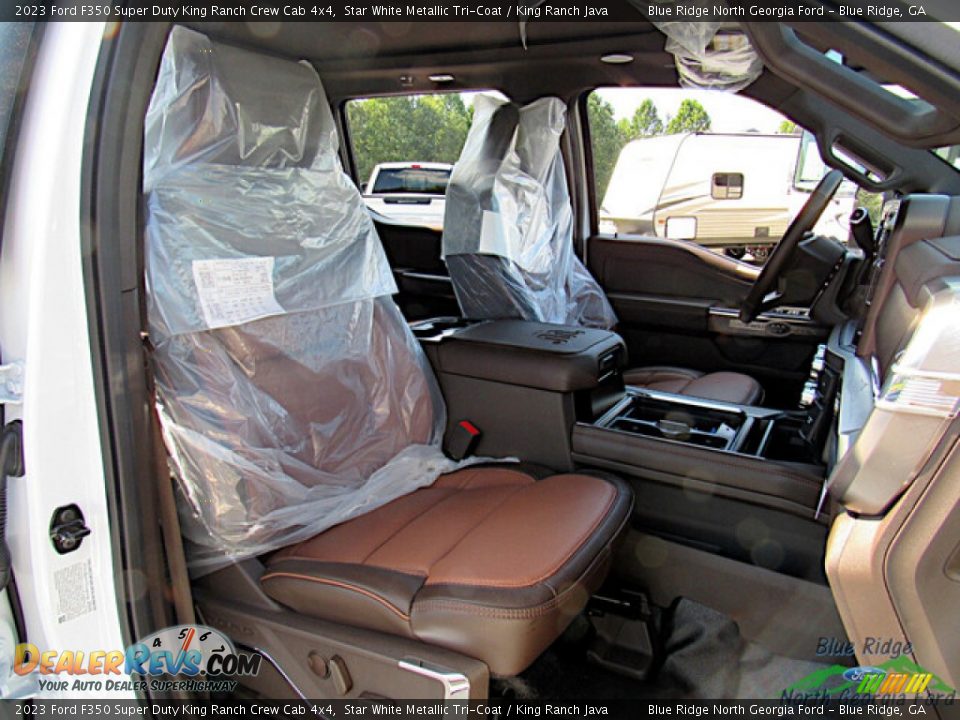 King Ranch Java Interior - 2023 Ford F350 Super Duty King Ranch Crew Cab 4x4 Photo #12