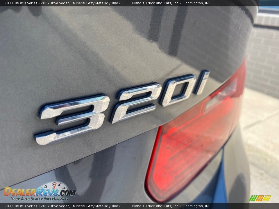 2014 BMW 3 Series 320i xDrive Sedan Mineral Grey Metallic / Black Photo #12