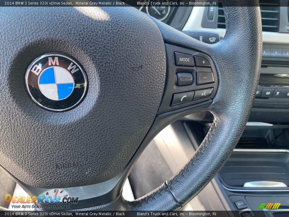 2014 BMW 3 Series 320i xDrive Sedan Mineral Grey Metallic / Black Photo #15