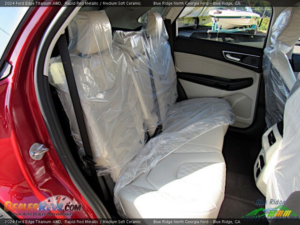 Rear Seat of 2024 Ford Edge Titanium AWD Photo #12