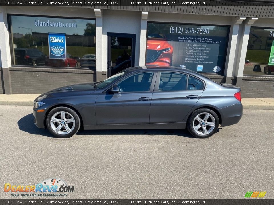 2014 BMW 3 Series 320i xDrive Sedan Mineral Grey Metallic / Black Photo #34