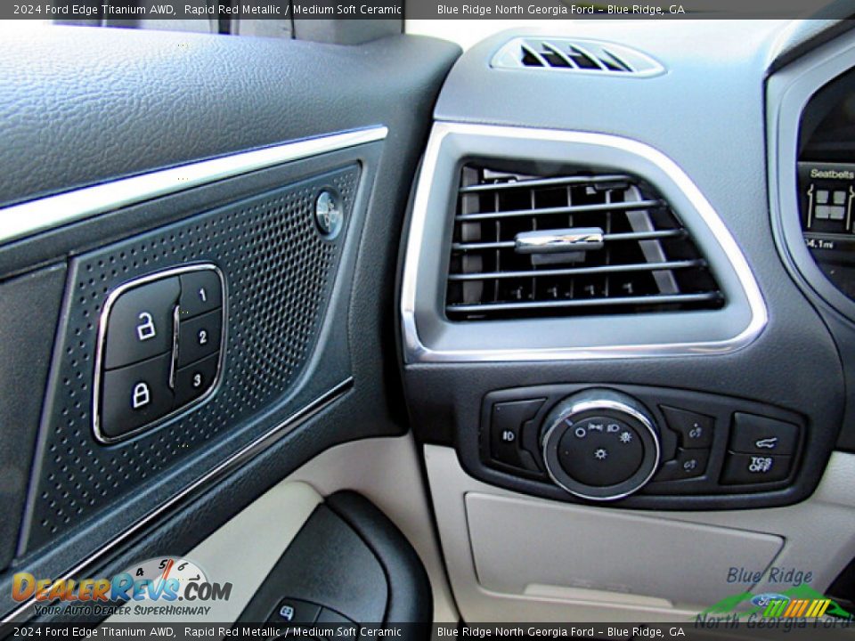 Controls of 2024 Ford Edge Titanium AWD Photo #18