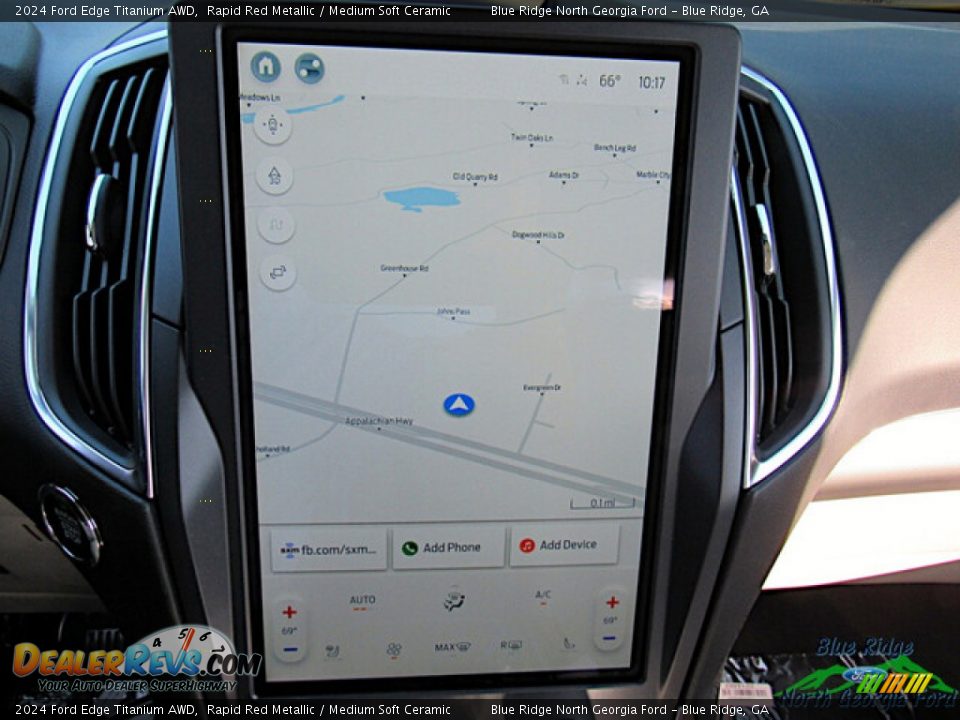 Navigation of 2024 Ford Edge Titanium AWD Photo #19