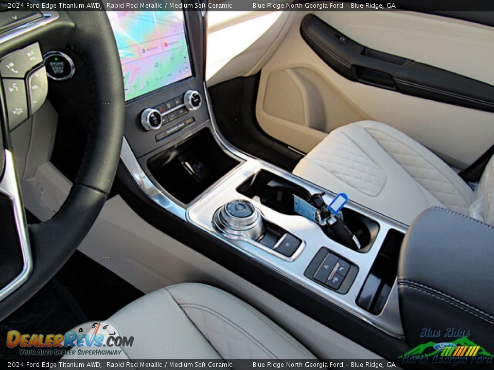 Controls of 2024 Ford Edge Titanium AWD Photo #22