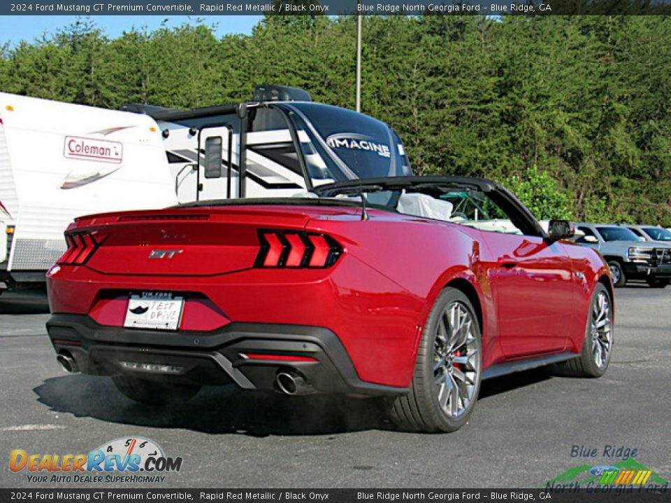2024 Ford Mustang GT Premium Convertible Rapid Red Metallic / Black Onyx Photo #5